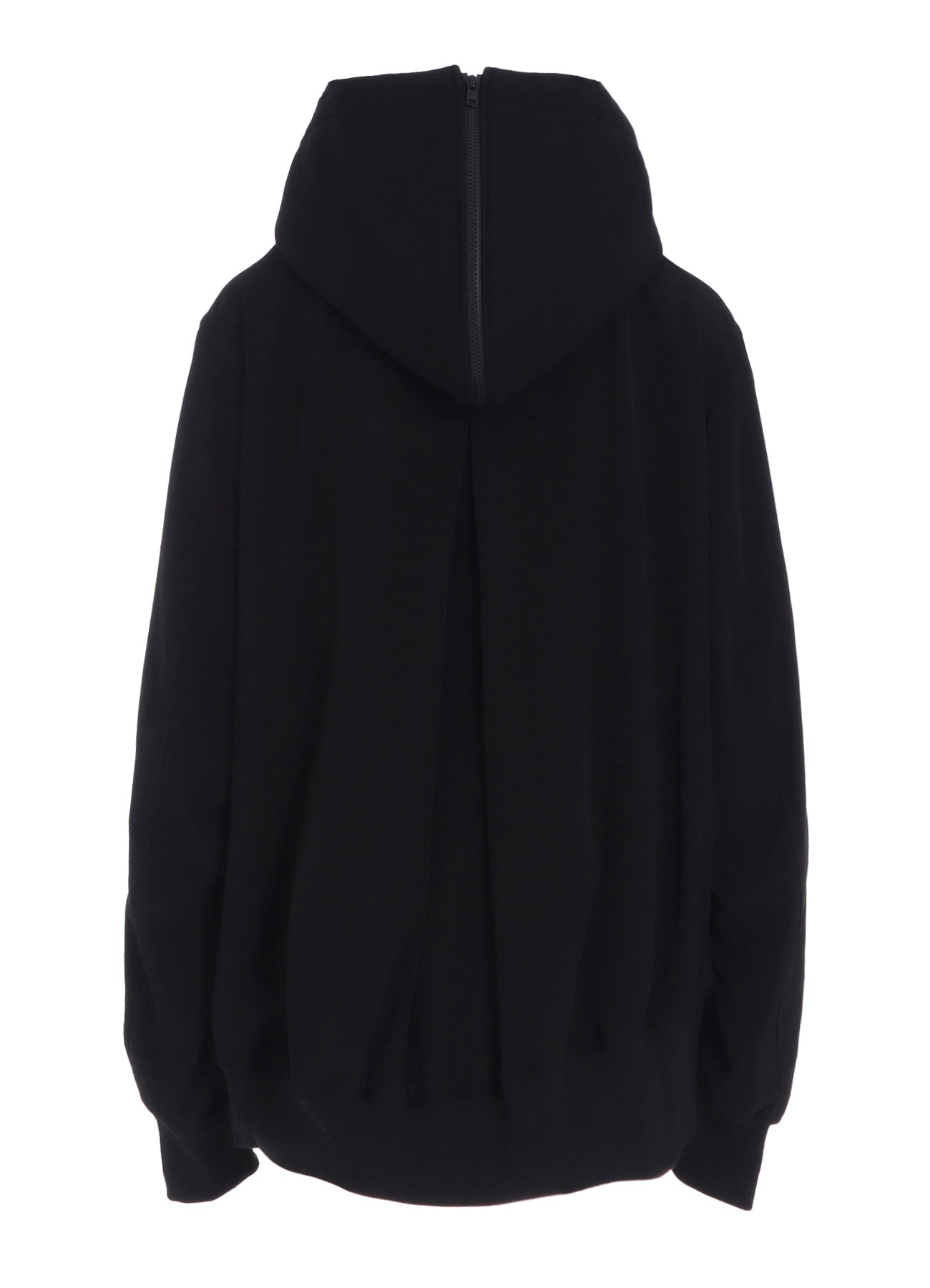 TA/PE CREPE DE CHINE HOODED BOMBER JKT
