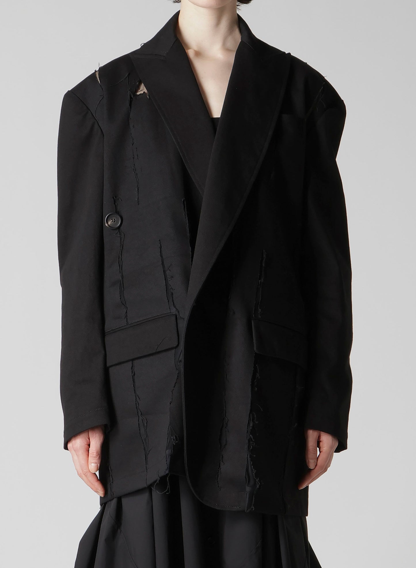 KATSURAGI OPAL FINISHING OVERSIZED JACKET