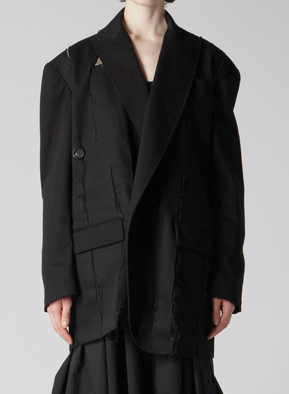 KATSURAGI OPAL FINISHING OVERSIZED JACKET
