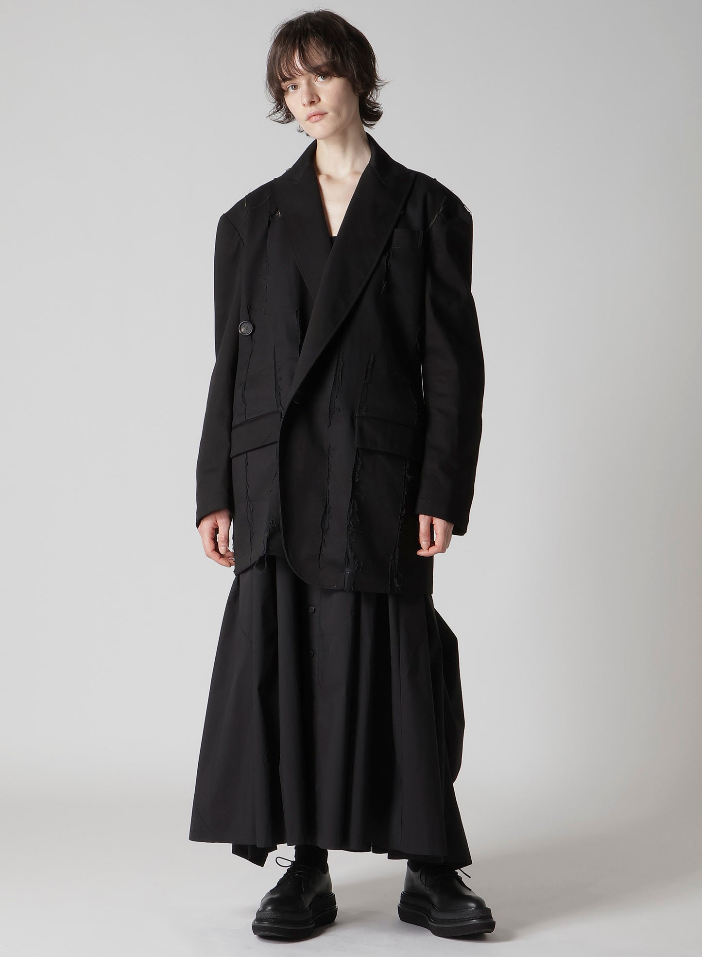 KATSURAGI OPAL FINISHING OVERSIZED JACKET
