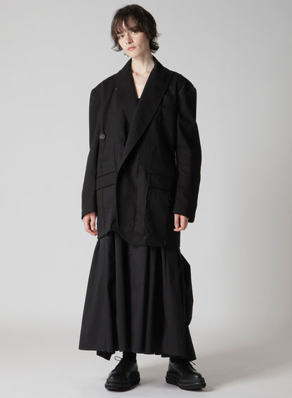 KATSURAGI OPAL FINISHING OVERSIZED JACKET