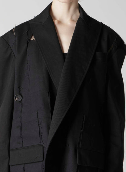 KATSURAGI OPAL FINISHING OVERSIZED JACKET