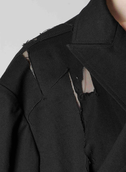 KATSURAGI OPAL FINISHING OVERSIZED JACKET