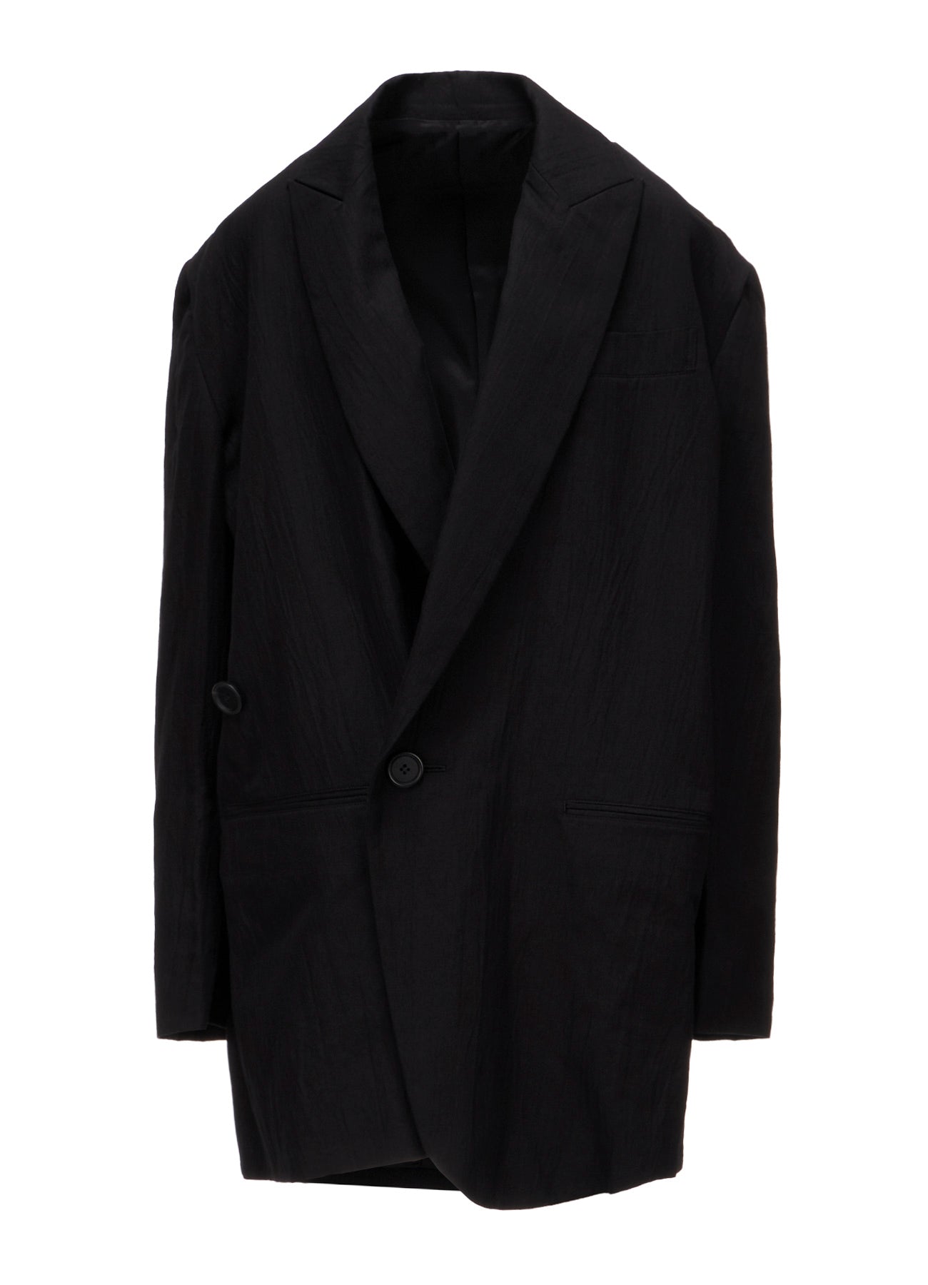 MIXED WEAVE TWILL OVERSIZED JACKET