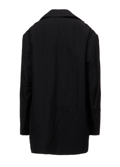 MIXED WEAVE TWILL OVERSIZED JACKET