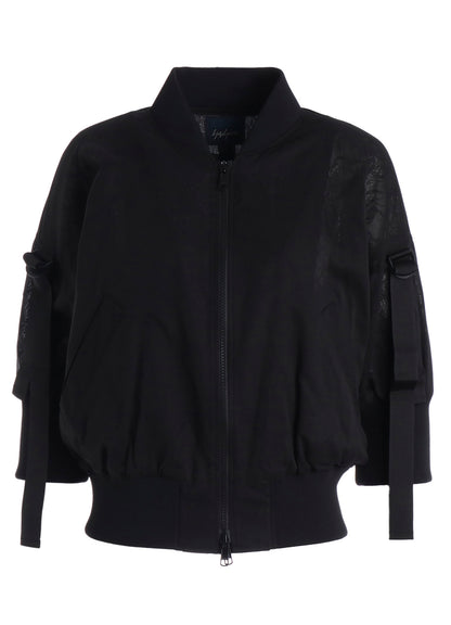 SHORT SLEEVES BOMBER JACKET