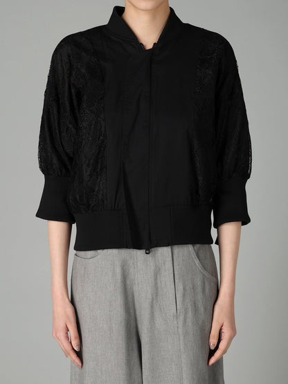 SHORT SLEEVES BOMBER JACKET