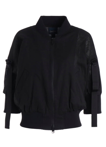 SHORT SLEEVES BOMBER JACKET
