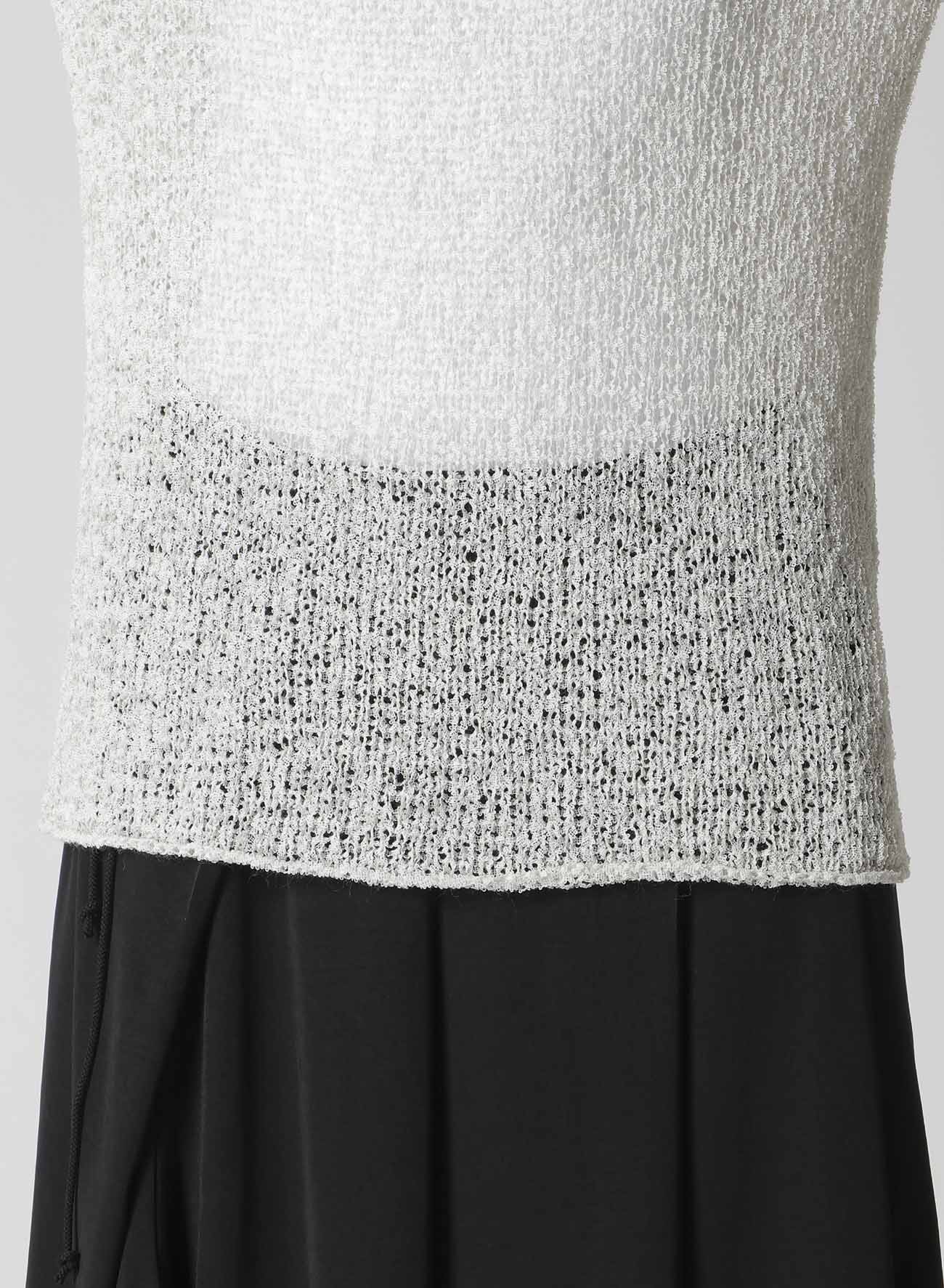 SUMMER KNIT HIGH NECK TOP