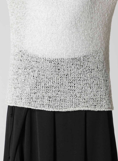 SUMMER KNIT HIGH NECK TOP
