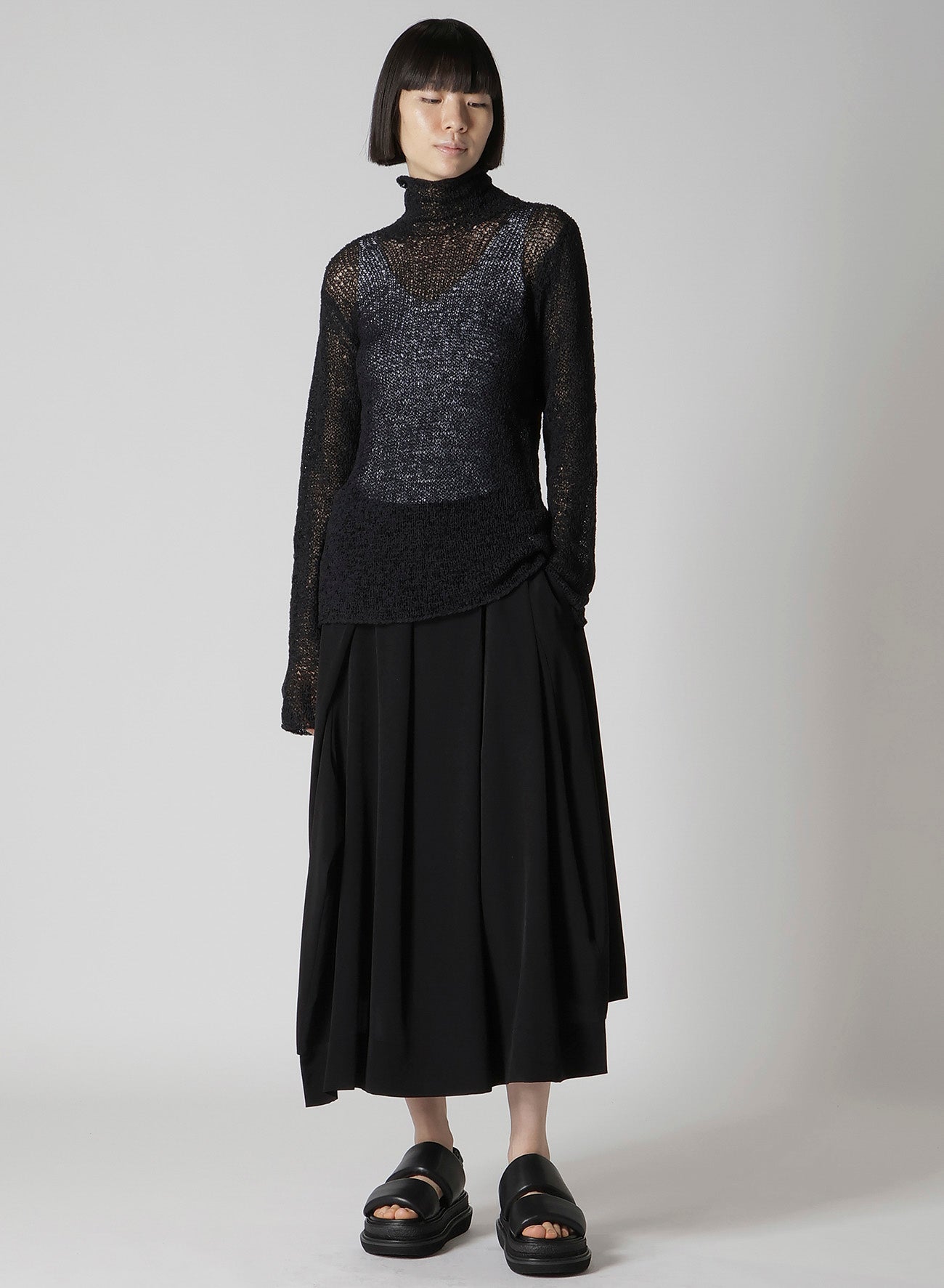 SUMMER KNIT HIGH NECK TOP – THE SHOP YOHJI YAMAMOTO