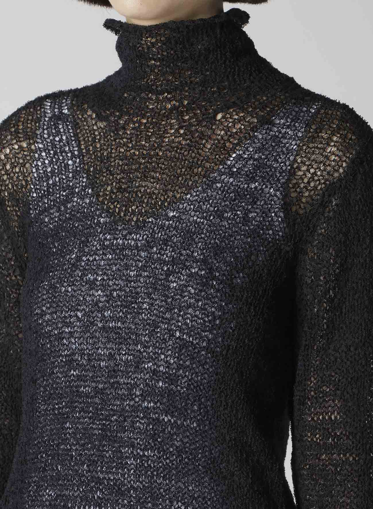 SUMMER KNIT HIGH NECK TOP – THE SHOP YOHJI YAMAMOTO