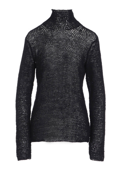 SUMMER KNIT HIGH NECK TOP