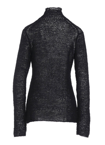 SUMMER KNIT HIGH NECK TOP