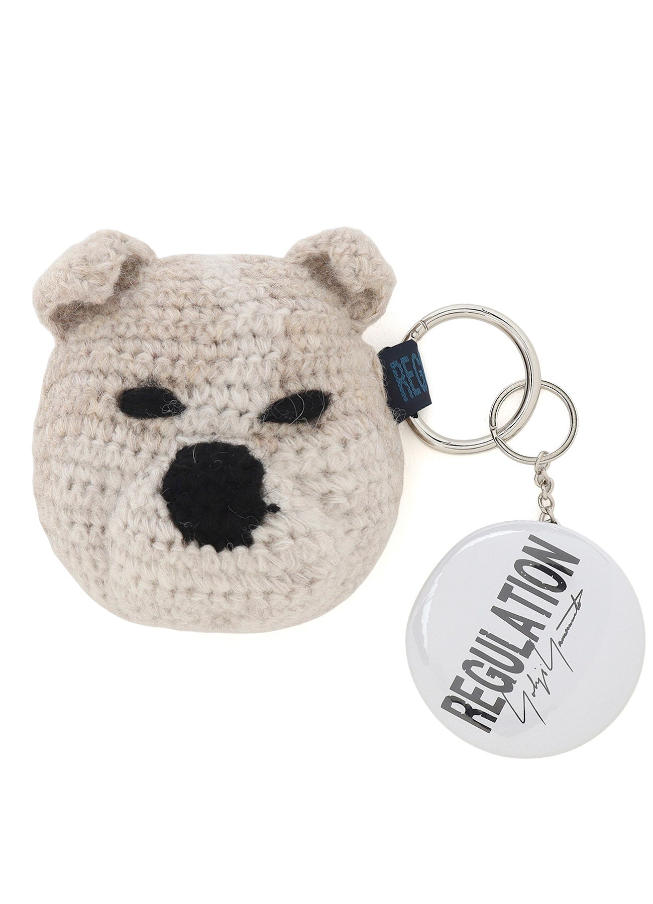 COMBINATION KNITTED KEY CHARM WITH MIRROR – THE SHOP YOHJI YAMAMOTO