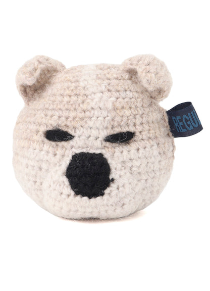 COMBINATION KNITTED KEY CHARM WITH MIRROR