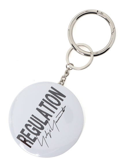 COMBINATION KNITTED KEY CHARM WITH MIRROR