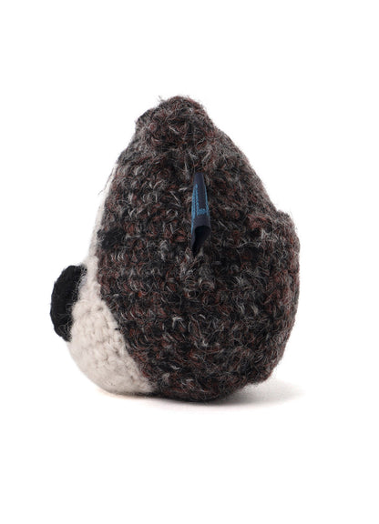 COMBINATION KNITTED KEY CHARM WITH MIRROR