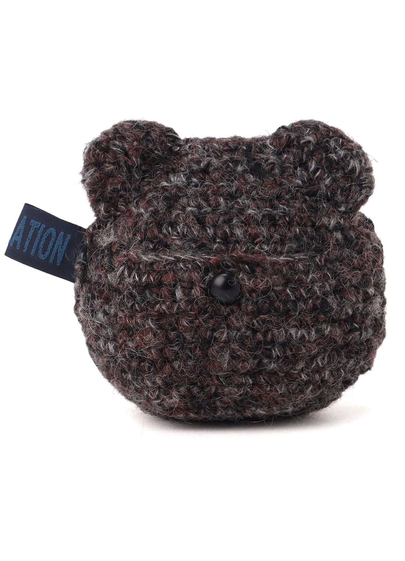 COMBINATION KNITTED KEY CHARM WITH MIRROR