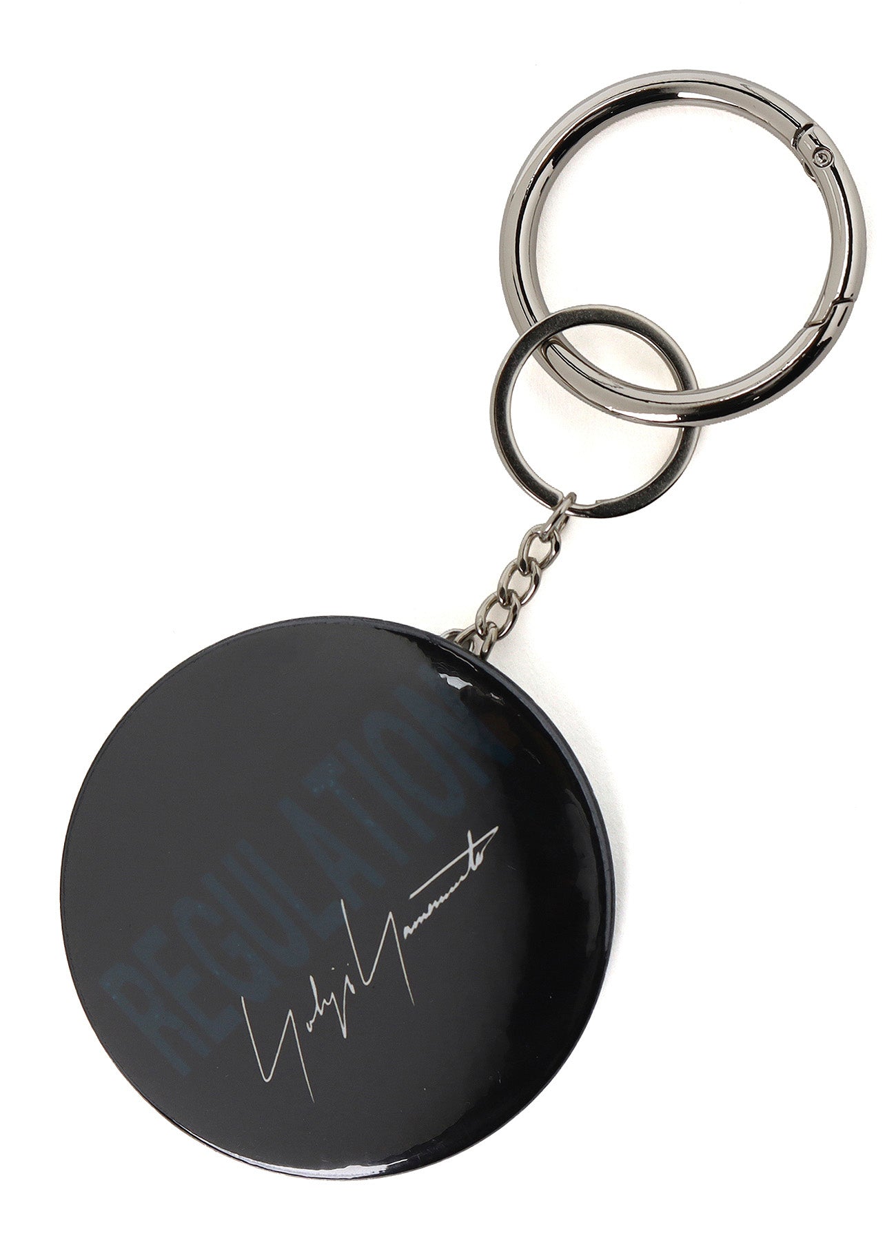 COMBINATION KNITTED KEY CHARM WITH MIRROR