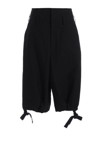 MILITARY BACKSIDE SATIN BERMUDA PANTS