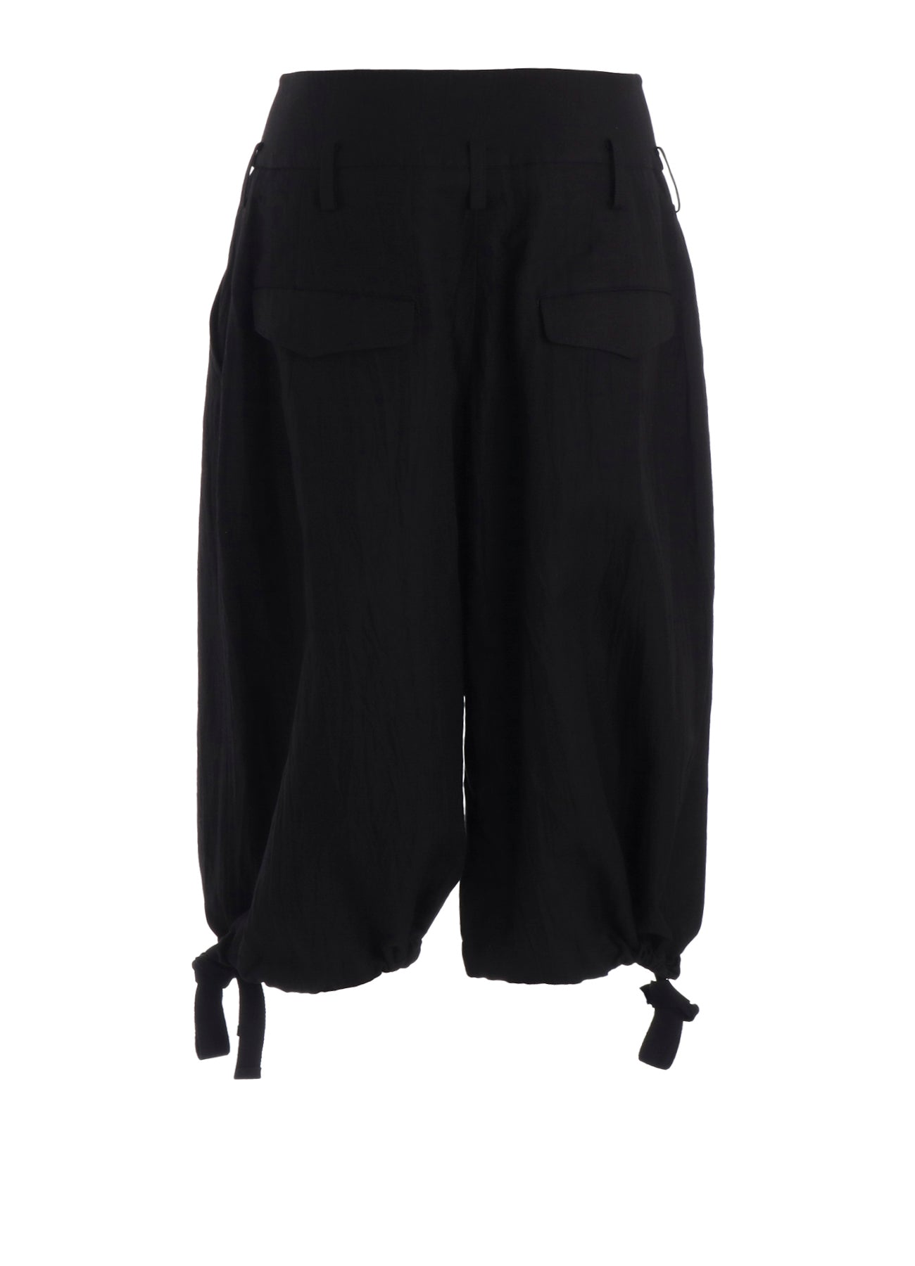 MIXED WEAVE TWILL BERMUDA PANTS