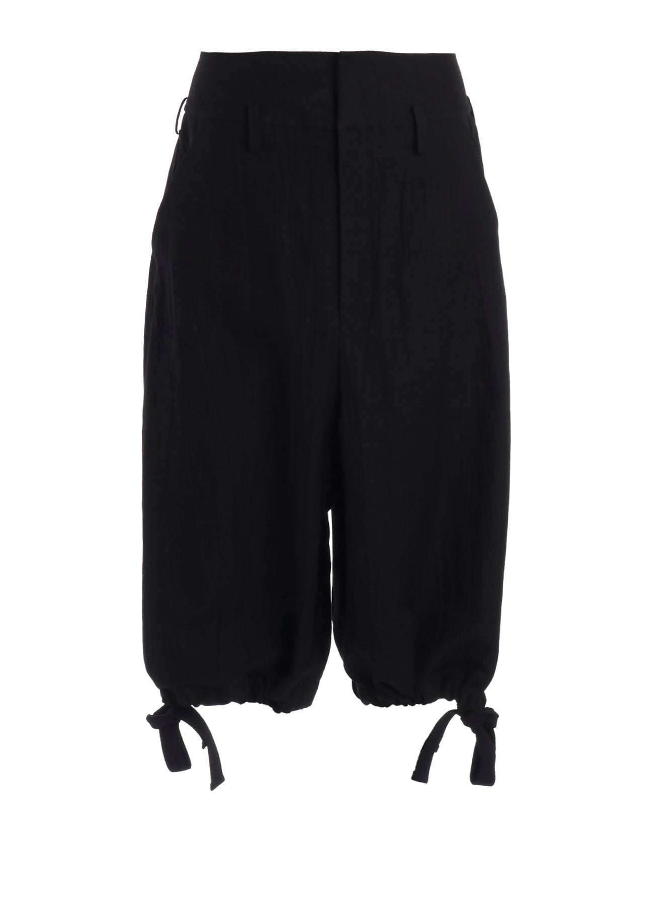 MIXED WEAVE TWILL BERMUDA PANTS