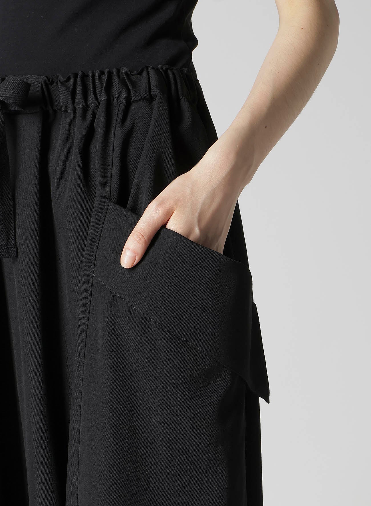GABARDINE BIG POCKET SAROUEL PANTS – THE SHOP YOHJI YAMAMOTO