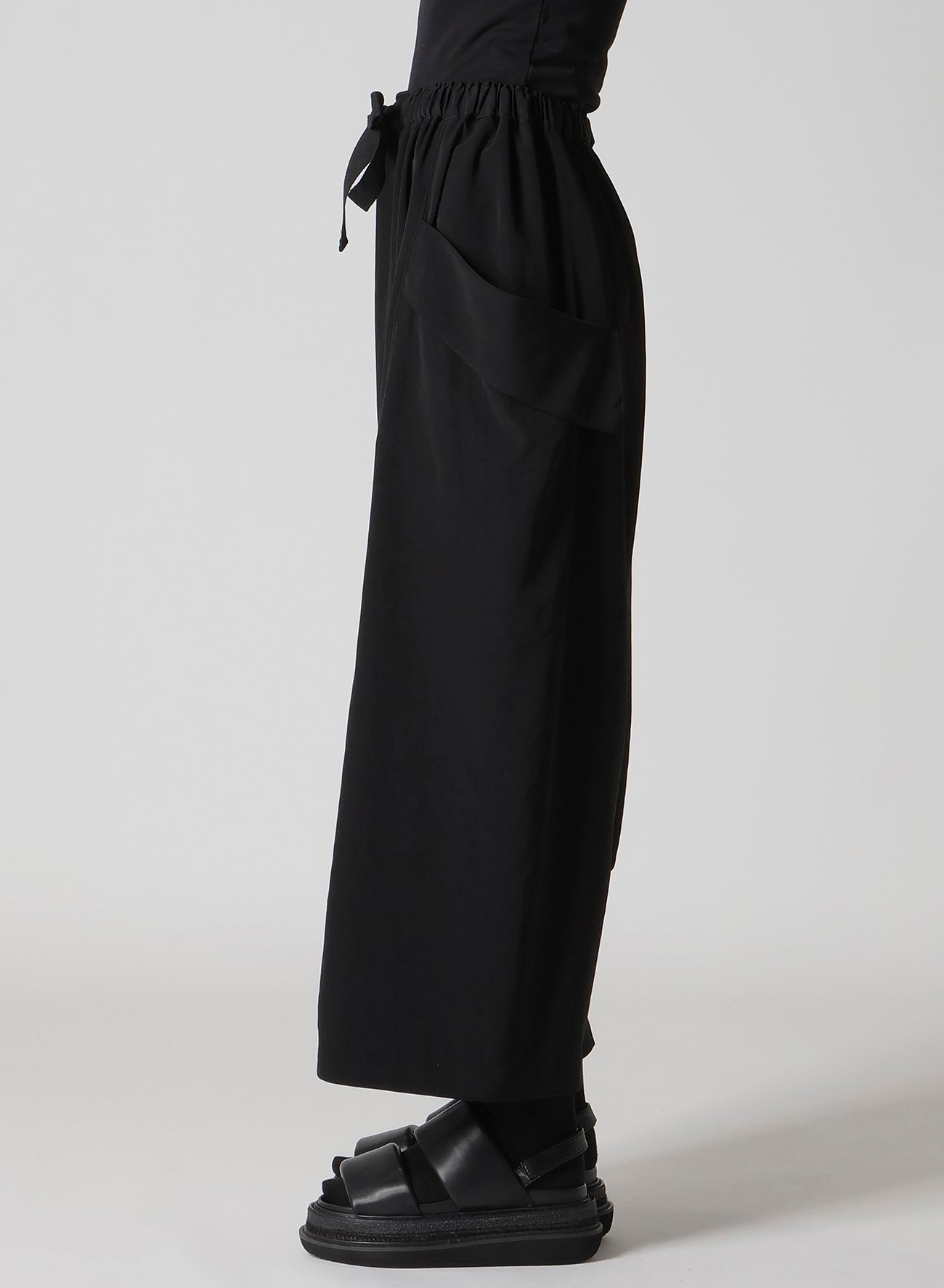 TA/PE CREPE DE CHINE BIG POCKET SAROUEL PANTS