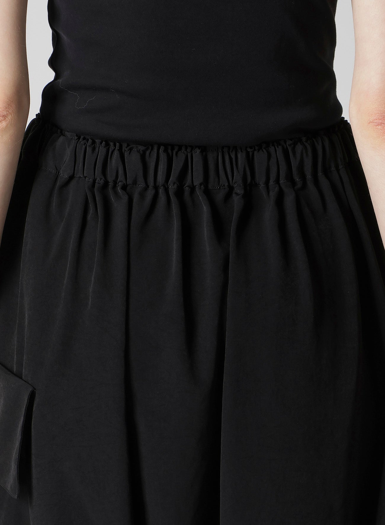 TA/PE CREPE DE CHINE BIG POCKET SAROUEL PANTS