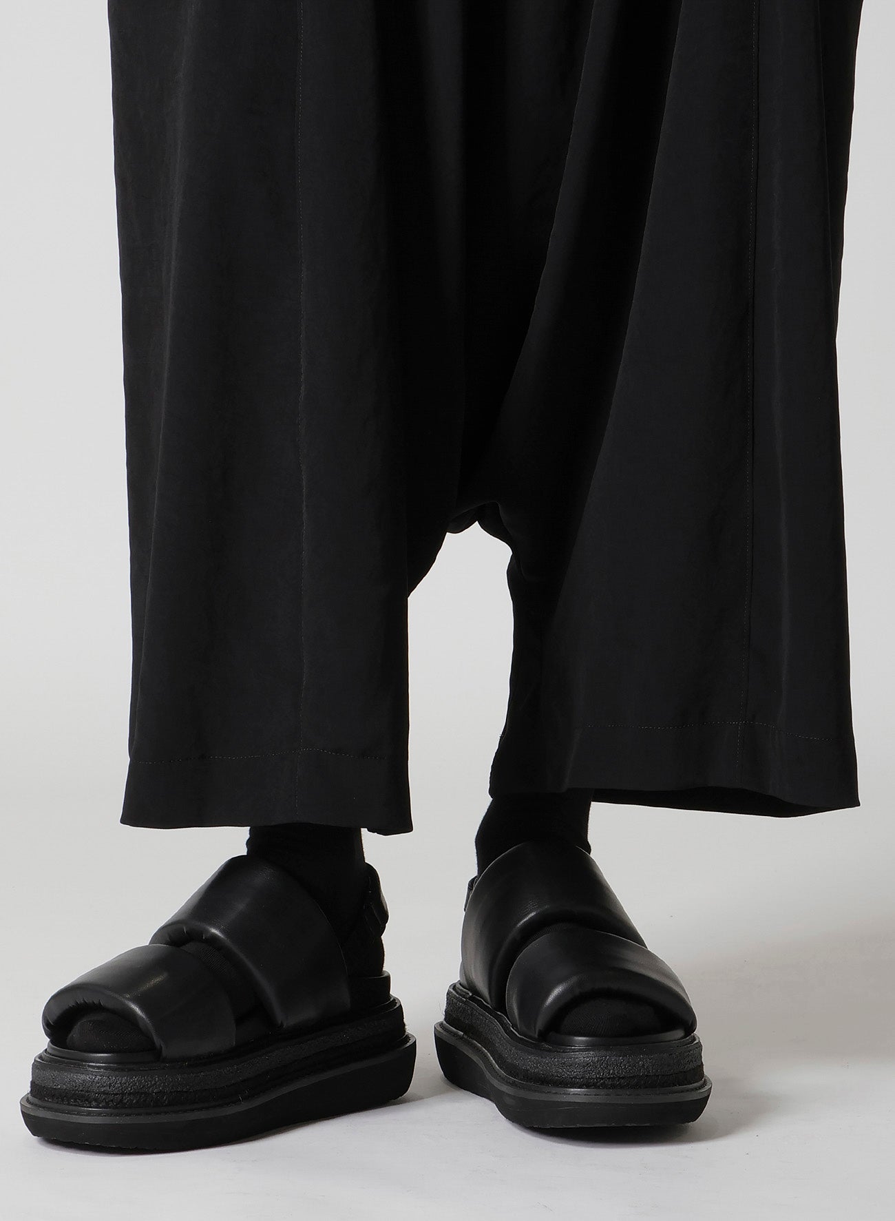TA/PE CREPE DE CHINE BIG POCKET SAROUEL PANTS