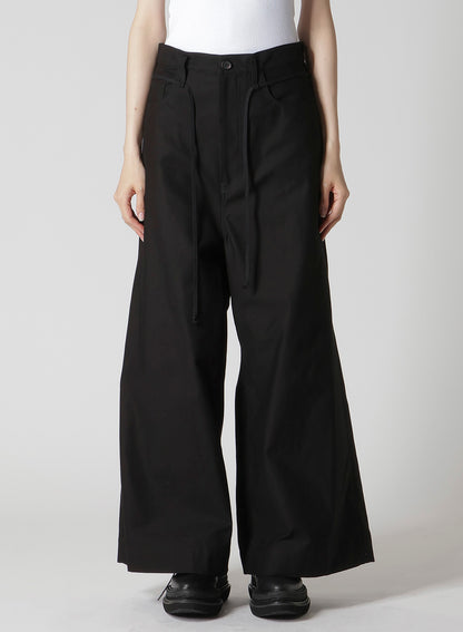 MILITARY BACKSIDE SATIN DOUBLE LOOP D PANTS