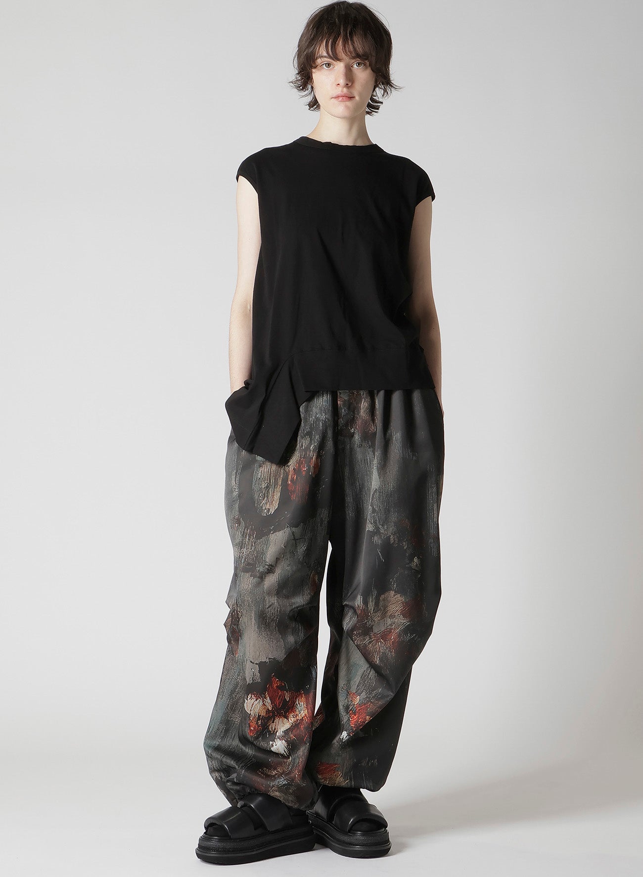 FLOWER PT PARACHUTE PANTS – THE SHOP YOHJI YAMAMOTO