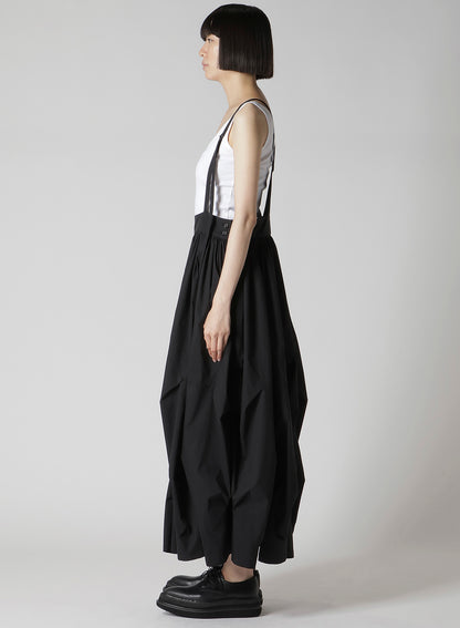 C/PE WEATHER CLOTH SUSPENDER SKIRT