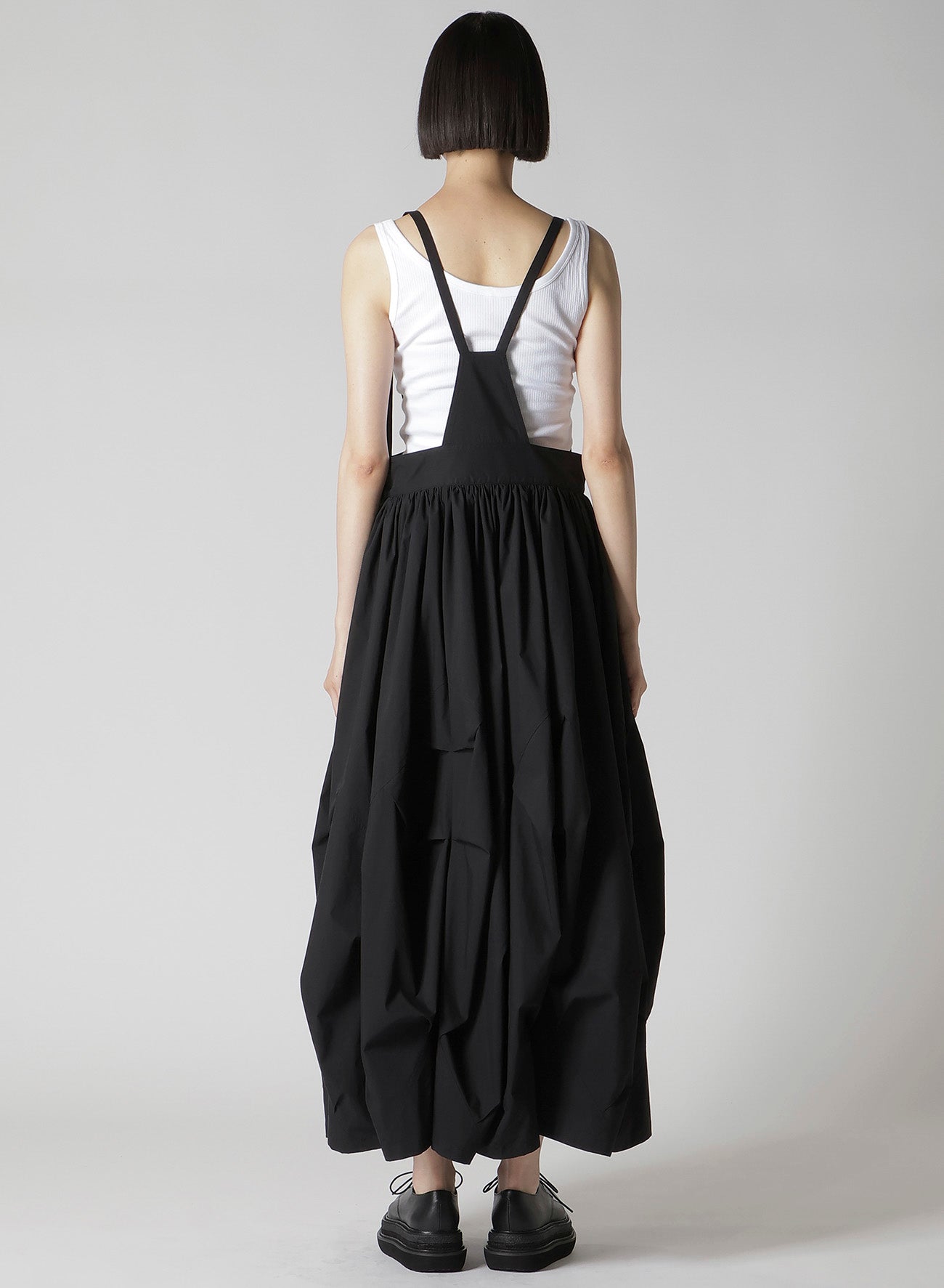 C/PE WEATHER CLOTH SUSPENDER SKIRT