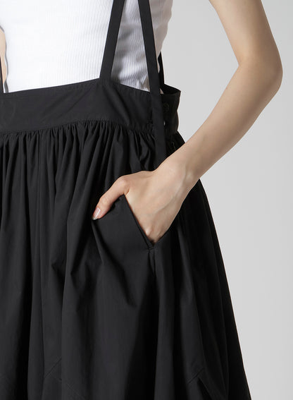 C/PE WEATHER CLOTH SUSPENDER SKIRT