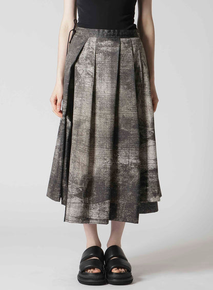 WALL PT UNBALANCED TUCK SKIRT
