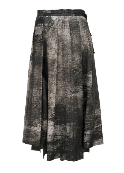 WALL PT UNBALANCED TUCK SKIRT