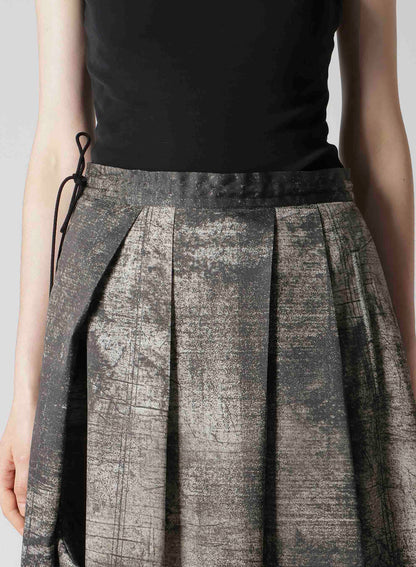 WALL PT UNBALANCED TUCK SKIRT