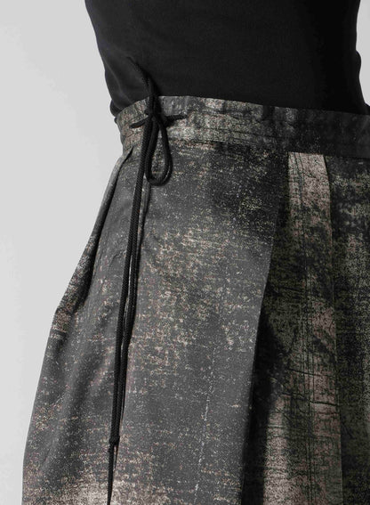 WALL PT UNBALANCED TUCK SKIRT