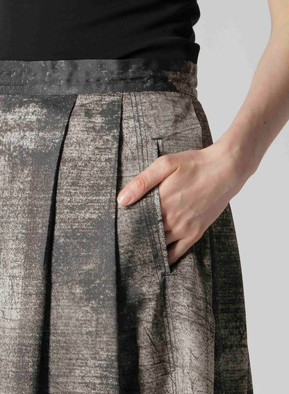 WALL PT UNBALANCED TUCK SKIRT
