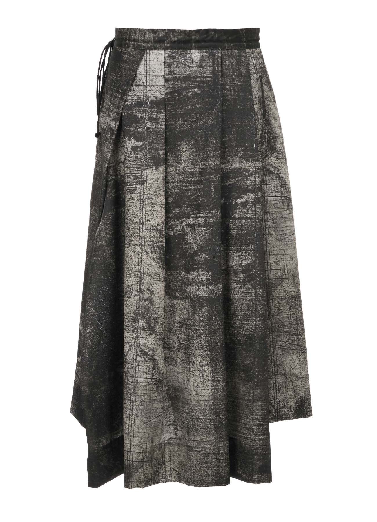 WALL PT UNBALANCED TUCK SKIRT