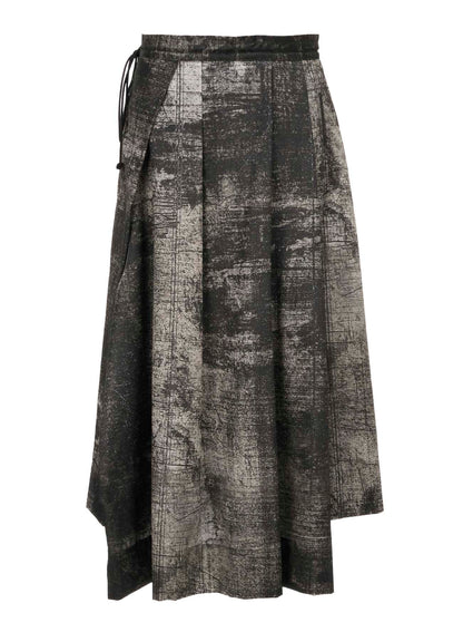 WALL PT UNBALANCED TUCK SKIRT