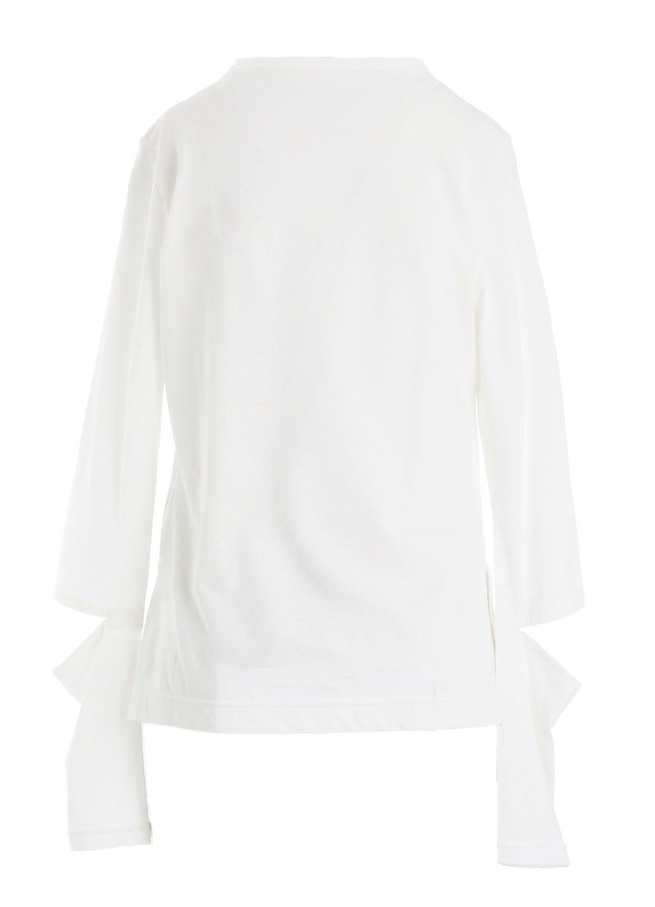 COTTON SINGLE JERSEY SLIT DETAIL T – THE SHOP YOHJI YAMAMOTO