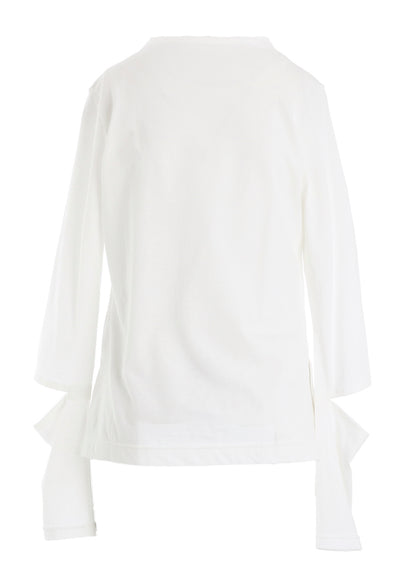 COTTON SINGLE JERSEY SLIT DETAIL T