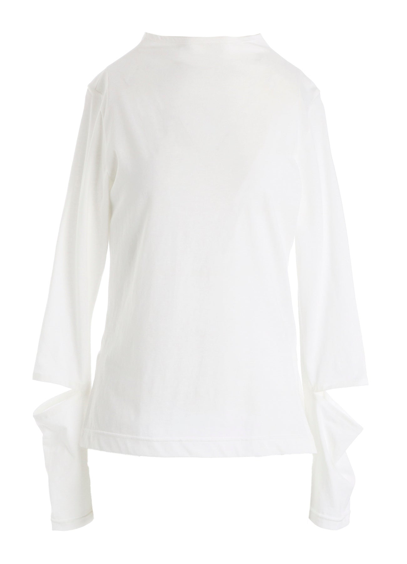 COTTON SINGLE JERSEY SLIT DETAIL T