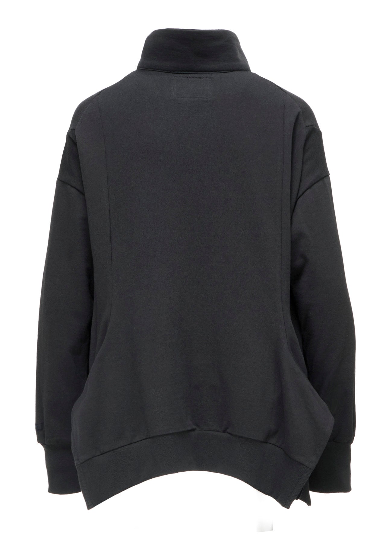 HEAVY WEIGHT FRENCH TERRY FLARED HALF-ZIP PULLOVER