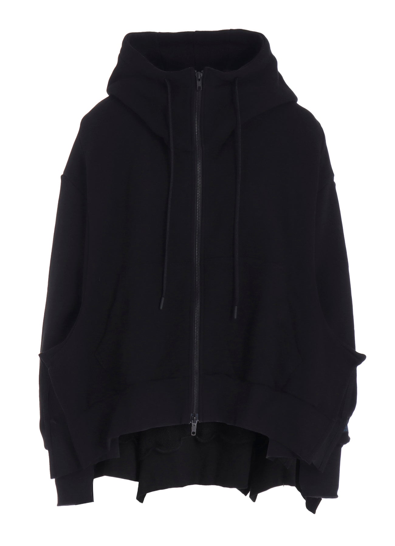 Liy/C FRENCH TERRY FLARED HOODIE – THE SHOP YOHJI YAMAMOTO