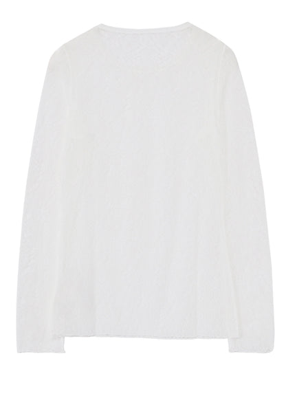 STREACH LACE PULLOVER