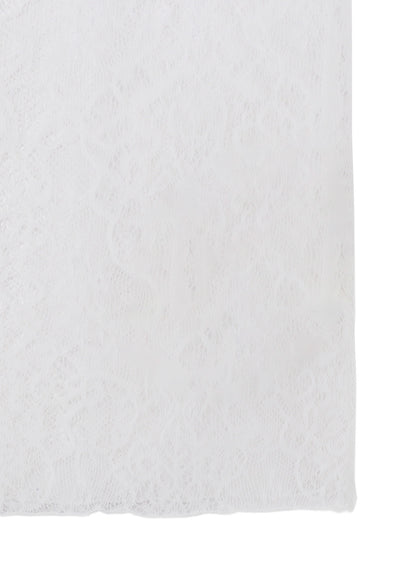 STREACH LACE PULLOVER